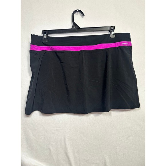 Adidas Performance Climalite Tennis Skort Black Magenta Pink Womens XL New - Picture 4 of 8